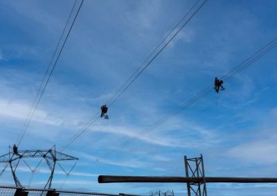 Variante tra i sostegni per interferenza con linea ferroviaria AV